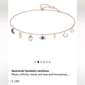 Swarovski charm necklace